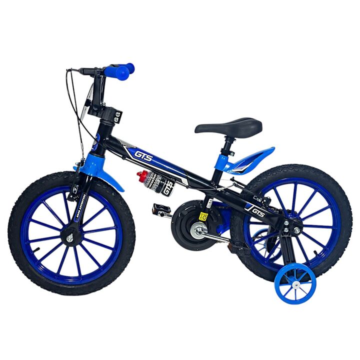 Bicicleta de paseo R16 con cantimplora GTS azul - Vista 3