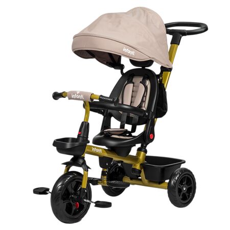 Triciclo multifuncional Infanti JY-T07B Dorado