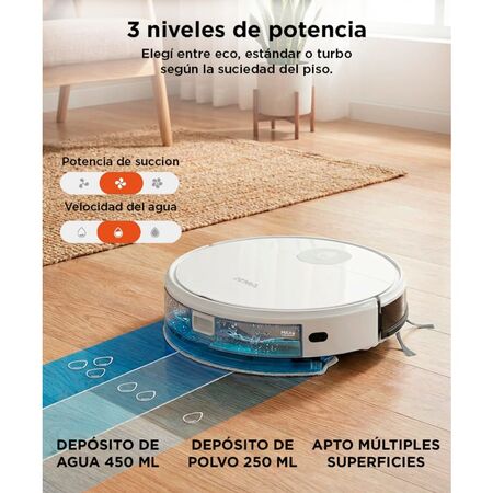 Aspiradora Robot Atma Trapeadora ATAR21C1DH Filtro Hepa
