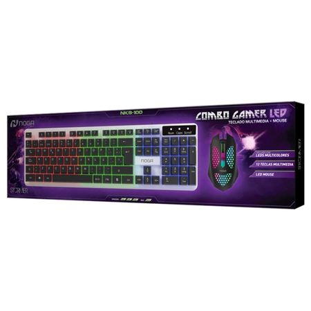 Teclado + Mouse Gamer Retroiluminado Noga (NKB-100)