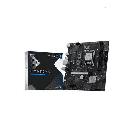 Mother MSI PRO H810M-E DDR5 1851 (Serie Ultra)