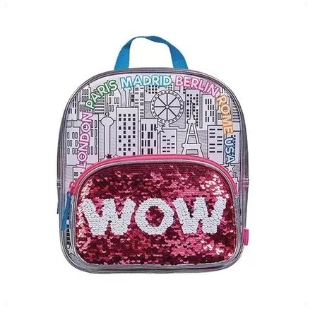 Mochila Con Lentejuelas Reversibles Para Pintar Wow (41309)