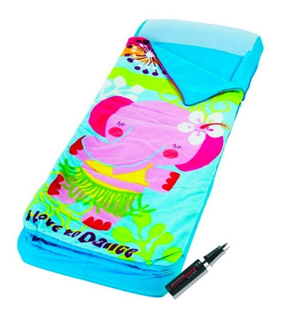 Colchón Inflable Niños Con Inflador + Bolso Intex 66802 Celeste