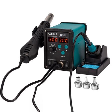 Estación de Soldado Aire Caliente Yihua 898D