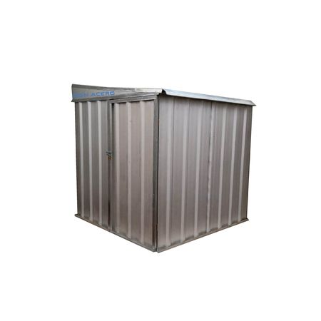 Deposito Armario Caseta Cobertizo de jardin 2x2 Techo 1 agua DON ACERO