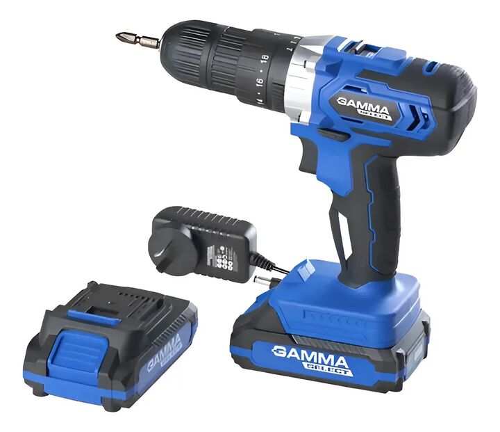 Taladro Atornillador Percutor En Kit Gamma Select G12601kar - Vista 3