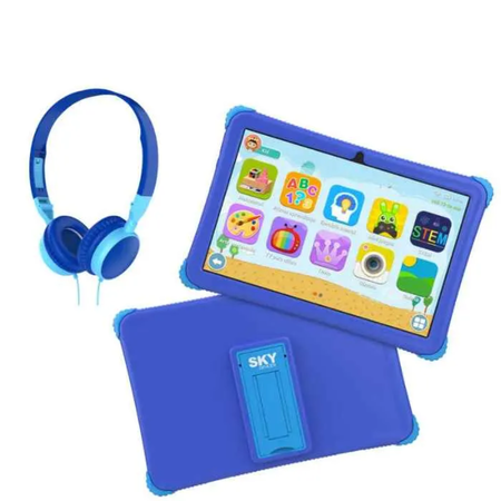 Tablet Sky Kids PRO (64+4GB) Azul + Auriculares