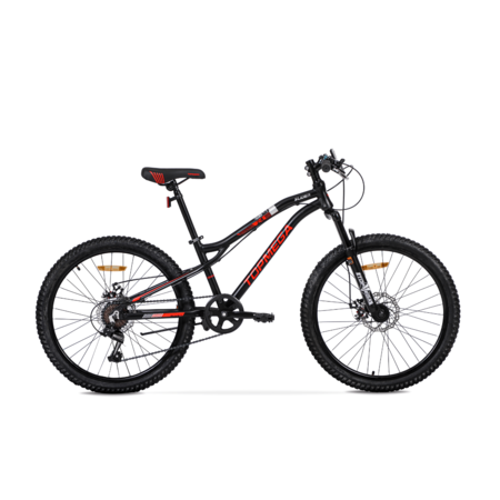 Bicicleta Mtb R24 Slider 7 Velocidades Aluminio Negro/rojo
