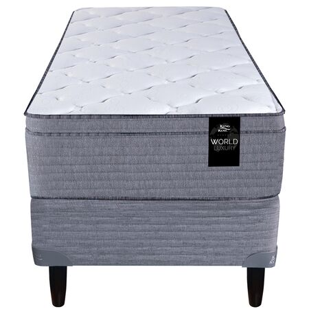 Colchon y Sommier King Koil Bradford 1 Plaza y Media 90x190cm Espuma de Alta Densidad con Europillow