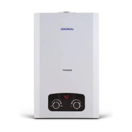 Calefon Senorial 14L Gas Natural Tiro Natural Blanco EVO-MAX-14GN