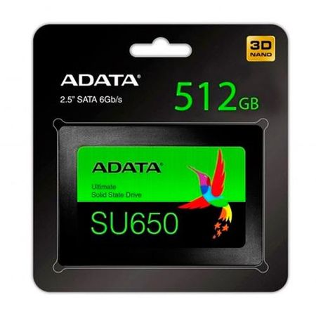 Disco SSD ADATA 512GB SU650 2.5 pulgadas SATA