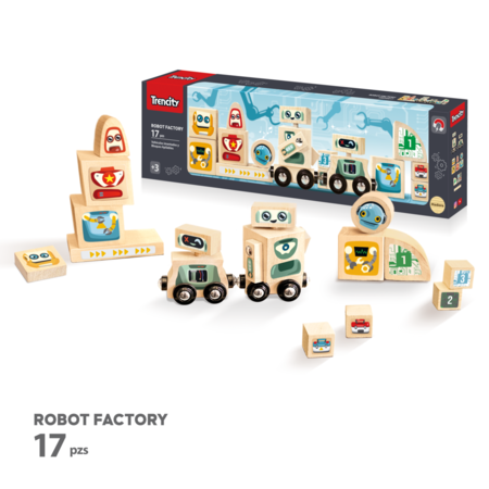 Trencity robot factory 17 piezas