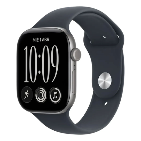 Reloj APPLE WATCH Series 12 46mm SB M/L SPACE GRAY Aluminum NAVY BLUE GPS 