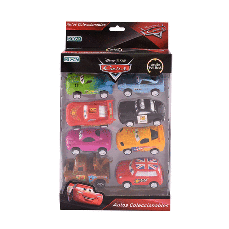 Set de Autos de Cars por 8 Ditoys