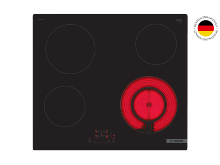 Anafe Vitrocerámico Bosch Pkf611bb8e 60cm 4 Zonas De Cocción