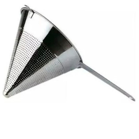 Colador Chino N° 18 Acero Inoxidable Acermel Plateado