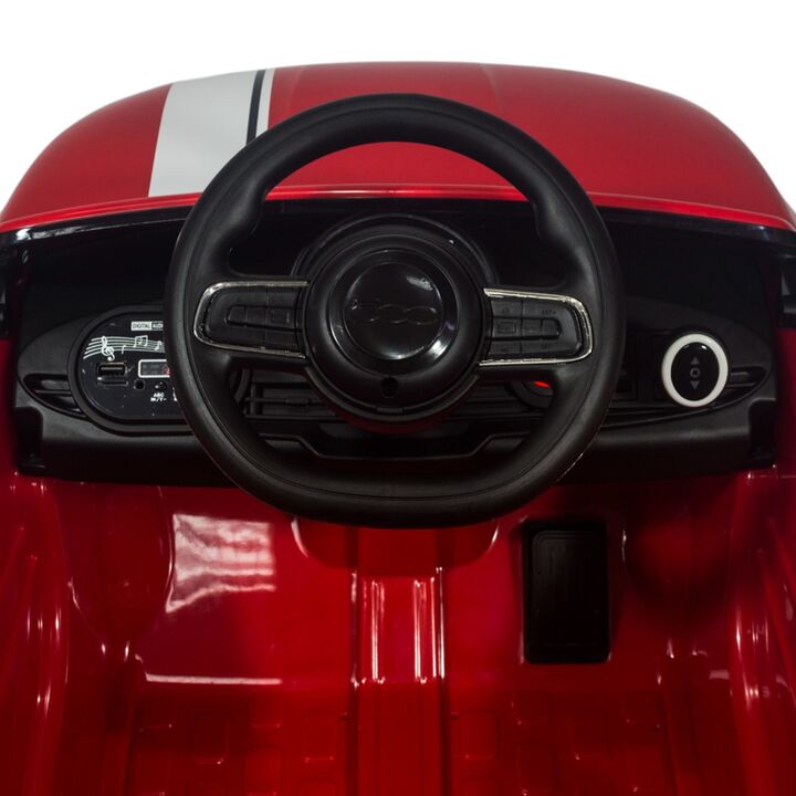 Auto a batería Fiat 500 Infanti Rojo - Vista 5