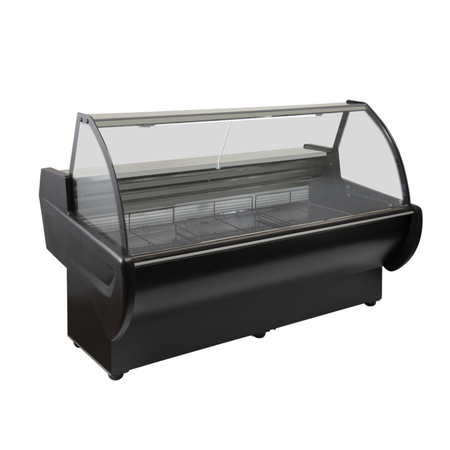 Heladera Batea Vidrio Curvo Bestcold 1.3 Mts Carne Y Fiambre Curvo