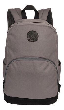 Mochila Kossok Emiro - Escolar - Urbana - Reforzada Gris humo Liso