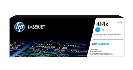Toner HP 414X Cyan LaserJet Toner Cartridge W2021X