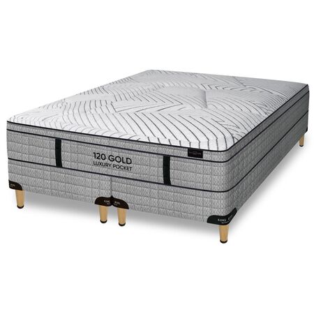 COLCHON SOMMIER KING KOIL 120 GOLD LUXURY POCKET RESORTES 200X200