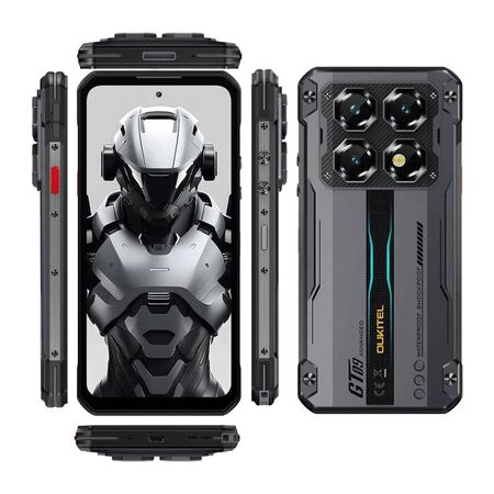 Celular Oukitel WP60 8GB 256GB Rugged Grado Militar Negro