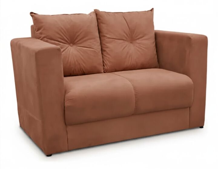 Sillon Yostin dos cuerpos color Terracota - Vista 1