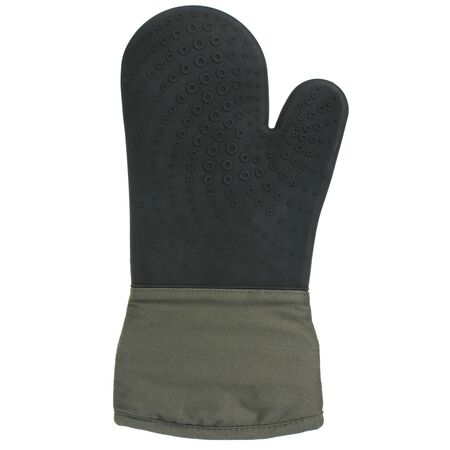 Guante Manopla de Silicona y Tela para Horno