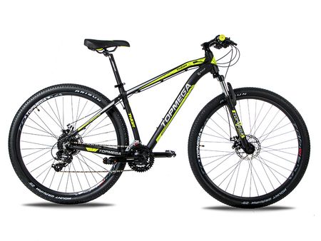 Bicicleta TopMega Mtb Thor R29 24V Negro Talle S 1006071