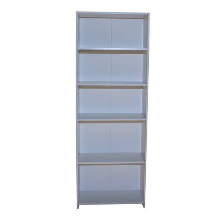 Biblioteca 5 Niveles Platinum Blanco Veta