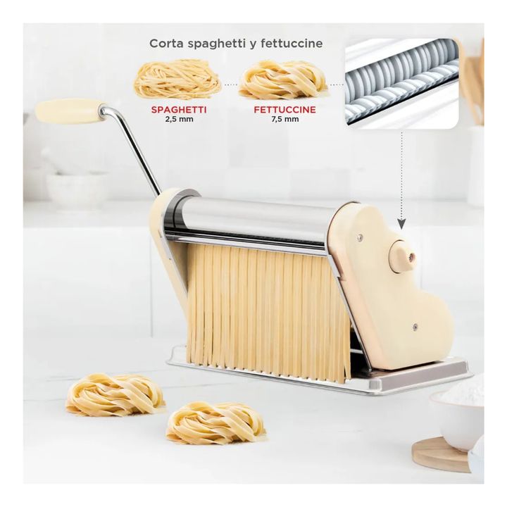 Fabrica De Pastas Pastalinda Clasica 260 Original Fideo Masa Beige - Vista 5