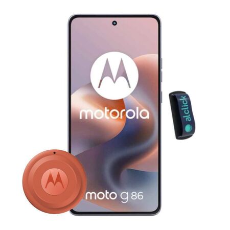 Combo Celular Motorola Moto G86 5G 256/8GB NFC Lila + Localizador Moto TAG 2 GPS