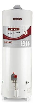 Termotanque Sherman 80 Lts Tpgp080msh13 Pie Multigas C/sup