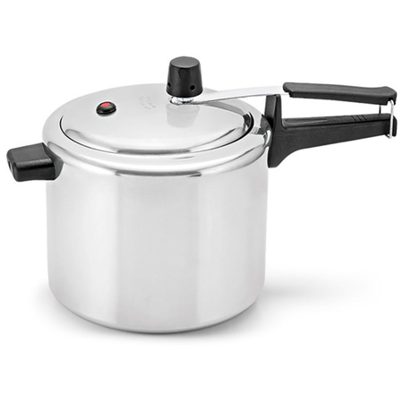 Olla A Presion De 7 Lt  Aluminio Pulido Panelux