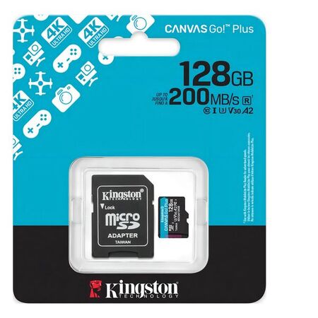 MEMORIA MICRO SD KINGSTON SDCG4/128GB 200MB/S