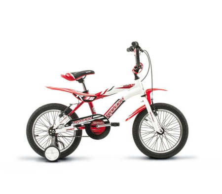 Bicicleta Raleigh MXR16- R.16"- Rojo/Blanco- Frenos V-Brake- 1Vel.