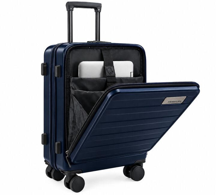 Valija Carry On 20” Unicross Porta Notebook 4 Ruedas 360° con Candado de Combinacion - Vista 1