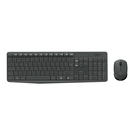 TECLADO + MOUSE LOGITECH WIRLESS MK235 GREY