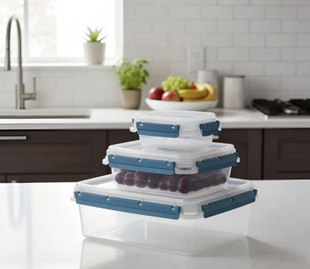 Set x 3 Hermeticos Tapers Plasticos Cierre Clip Italianos Tontarelli 