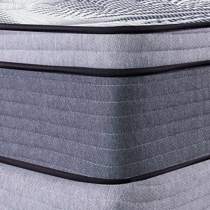 Colchon King Koil 120 Luxury Pocket 1 Plaza y Media 100x190 Resortes y Pillow Viscoelastico + Almohada de Regalo - Vista 6