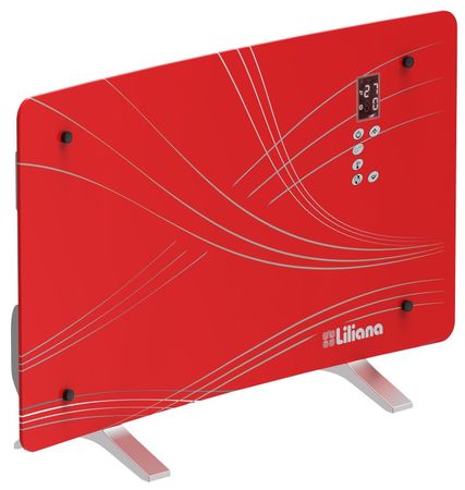 Vitroconvector Liliana Curvo Turboluxe Ppv510 2000W Rojo