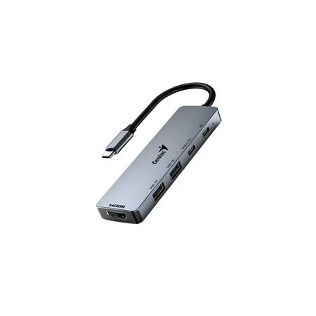 Hub Genius UH-500 USB-C a USBx2 HDMIx1 USB-Cx1