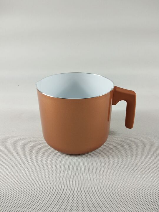 Jarro Hervidor De 14 Cm Cobre Y Blanco - Vista 2