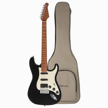 Benson HD 902 BK APPG. Guitarra eléctrica Strato HSS negra