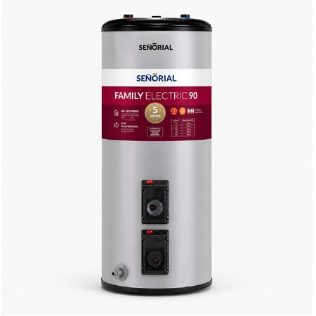 Termotanque Electrico Señorial Family 90L Carga Superior TTS-90 EAR
