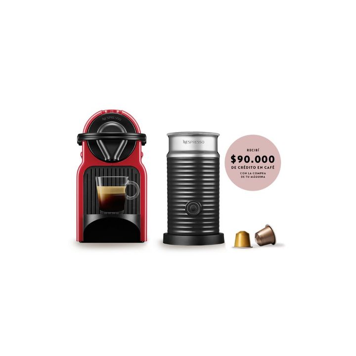 Cafetera Nespresso Inissia Red Pack - Vista 1