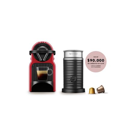 Cafetera Nespresso Inissia Red Pack