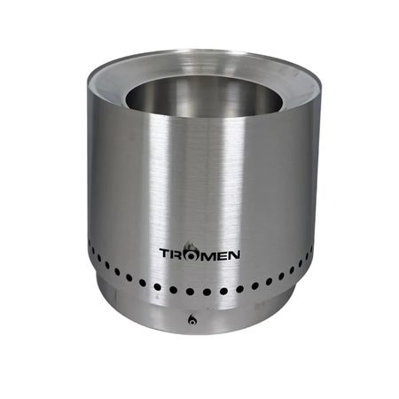 Fogonero Bajo Humo Tromen 500 Acero Inoxidable