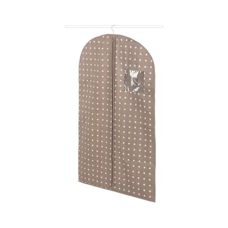 Porta Traje Funda 60x137 Cubre Guarda Traje Cierre Compactor Beige