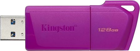 PENDRIVE USB KINGSTON DATATRAVELER EXODIA M 128GB USB 3.2 NEON PURPLE (KC-U2L128-7LP)
